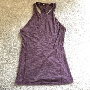 Lulu lemon high neck cross back tank